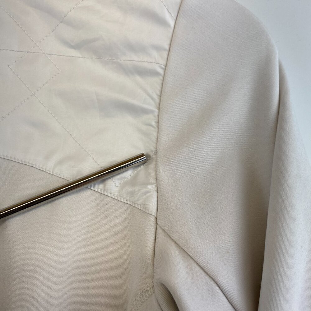 Lole Women's White Zip Front Hooded Long Sleeve Athletic Jacket Size M #1149 - Picture 10 of 16